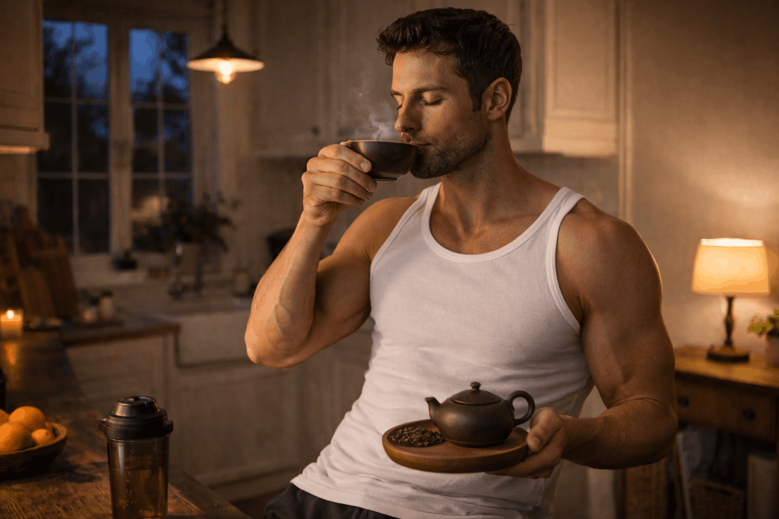 Чай после тренировки